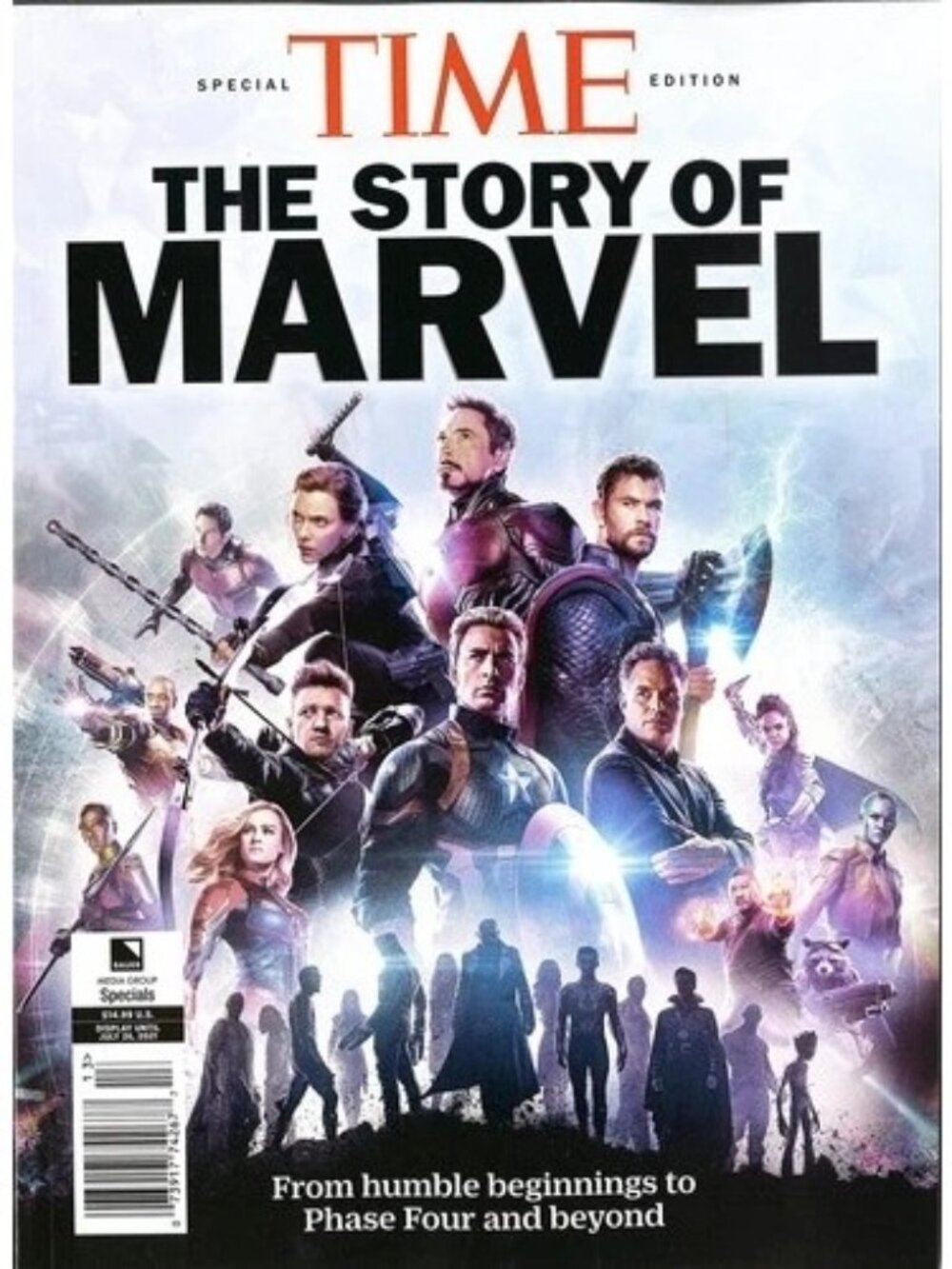 Time The Story Of Marvel Special Edition Magazine 2021 96 Pages Comics Superhero